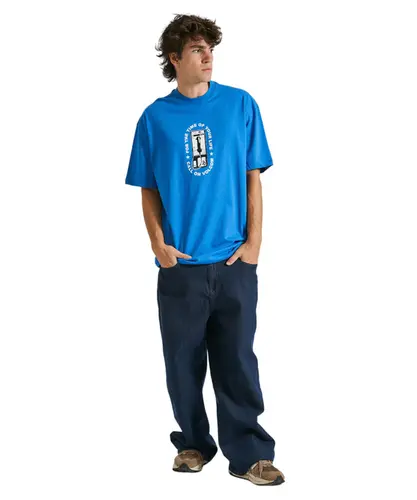 Camiseta Volcom Comfort Time Of Your Life Azul Royal