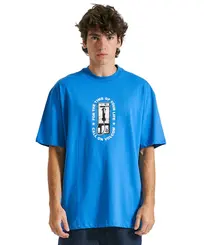 Camiseta Volcom Comfort Time Of Your Life Azul Royal