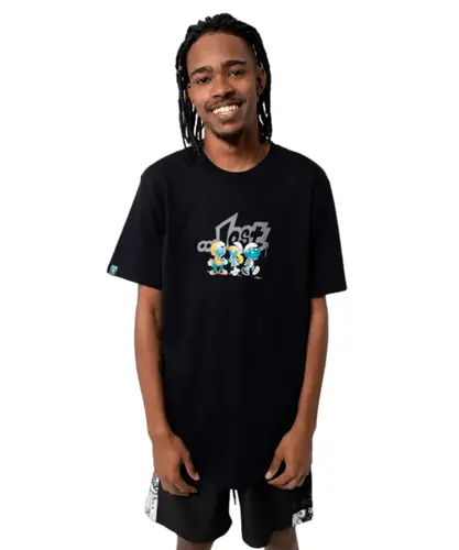 Camiseta Lost Smurfs Crias - Preto