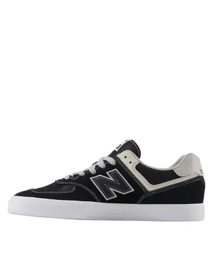 Tênis New Balance 574 Vulc Black White - Tênis New Balance 574