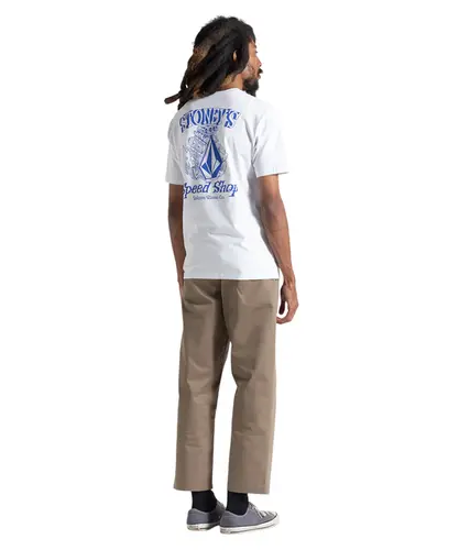 Camiseta Volcom Speed Shop Branco
