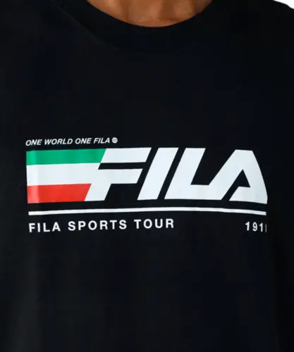 Camiseta Fila Comfort Tour Motor Sport Preto