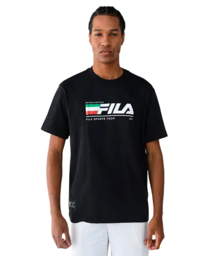 Camiseta Fila Comfort Tour Motor Sport Preto