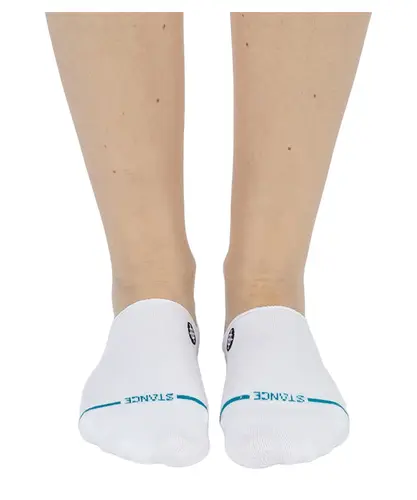 Meia Stance Icon No Show White