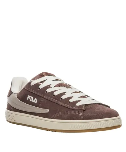 Tênis Fila Court 90 Masculino Marrom Bege Oliva