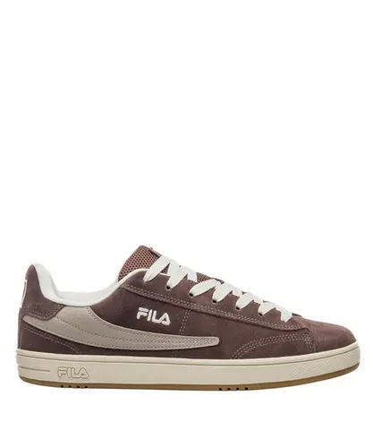 Tênis Fila Court 90 Masculino Marrom Bege Oliva