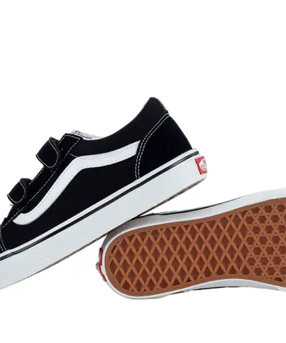Tênis Vans Old Skool V Black True White
