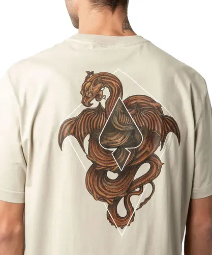 Camiseta Regular MCD Leviathan Pipa - Branco