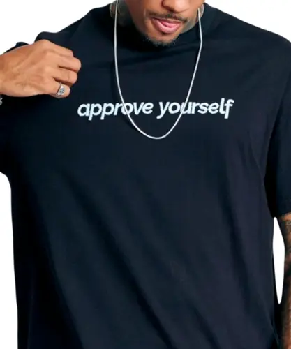 Camiseta Approve Bold Yourself Preto