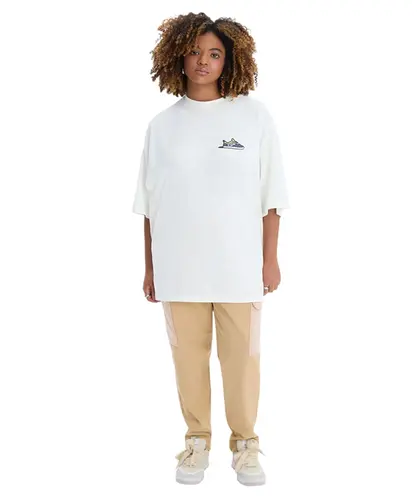 Camiseta Oversized Baw Market Maniac Off White