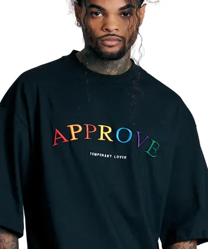CAMISETA OVERSIZED APPROVE NEW RAINBOW