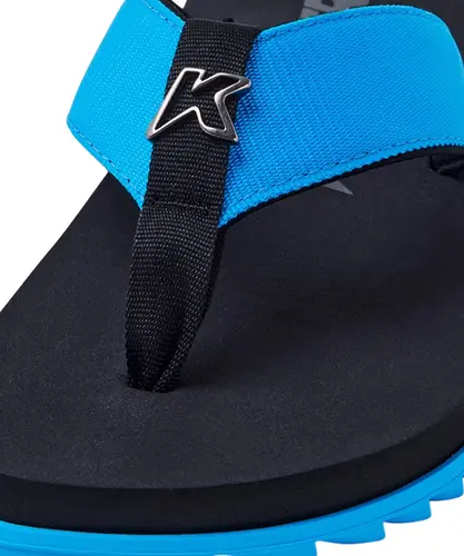 Chinelo Kenner Kivah Azul Turquesa e Preto