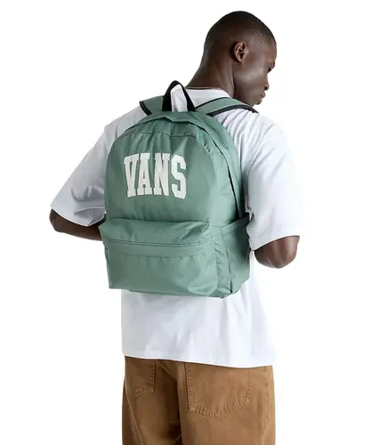 Mochila Vans Old Skool Check Backpack Warm Weather Dark Forest