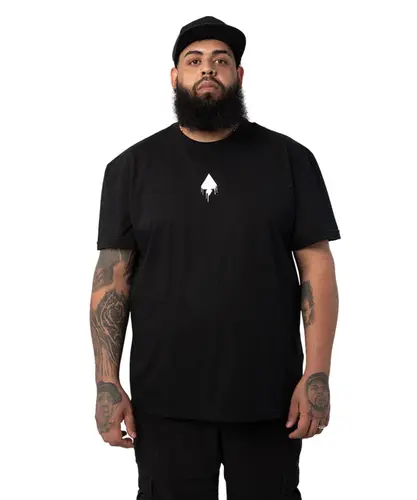 Camiseta Oversized MCD Anjo Derretido Preto