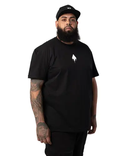 Camiseta Oversized MCD Anjo Derretido Preto