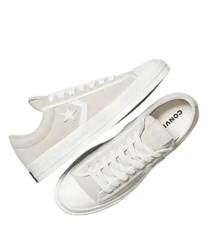 Tênis Converse Star Player 76 Suede Egret Vintage White