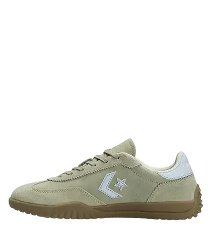 Tênis Converse Run Star Trainer Seasonal Suede Bege Marrom