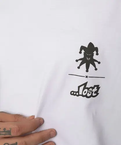 Camiseta Lost + Joker Clean Branco