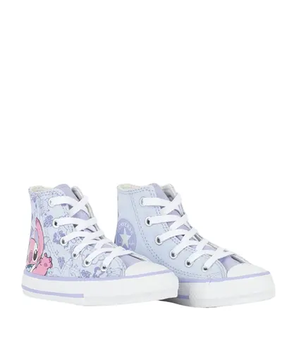 Tênis Converse x Disney Stitch Chuck Taylor All Star Infantil Azul Gelo