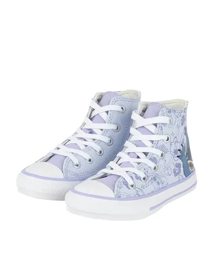 Tênis Converse x Disney Stitch Chuck Taylor All Star Infantil Azul Gelo