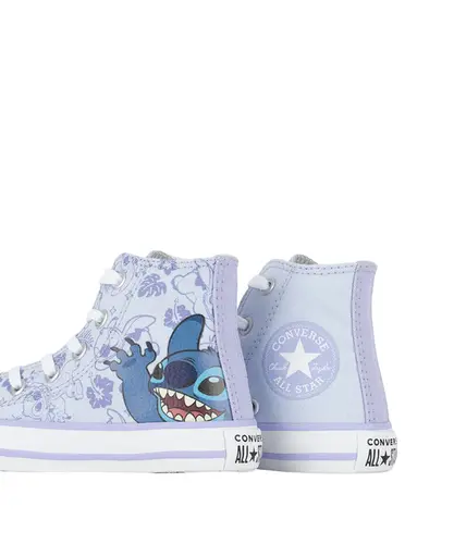 Tênis Converse x Disney Stitch Chuck Taylor All Star Infantil Azul Gelo