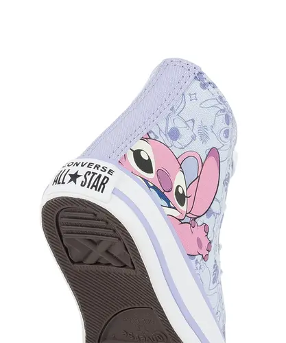 Tênis Converse x Disney Stitch Chuck Taylor All Star Infantil Azul Gelo
