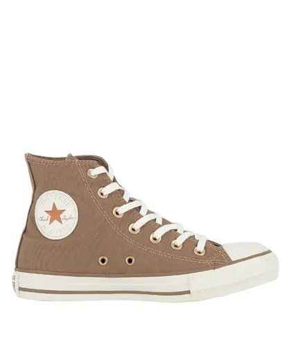 Tênis Converse Chuck Taylor All Star Summer Metals Cano Alto Cogumelo Amêndoa