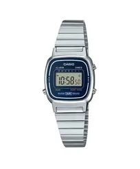 Relógio Casio Vintage Digital Prata e Azul