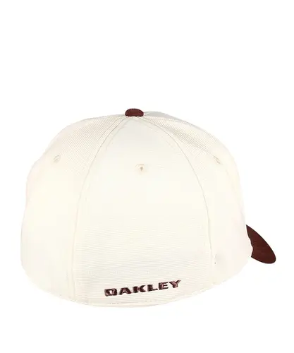 Boné Oakley Aba Curva Tincan Cap White Red