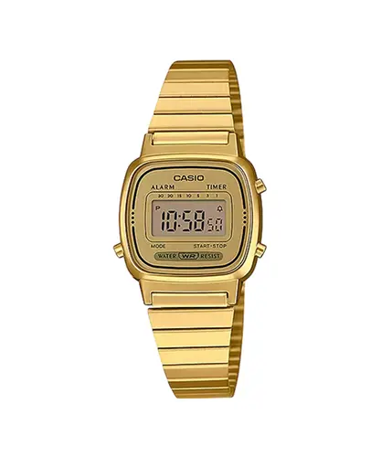 Relógio Casio Vintage Digital Dourado